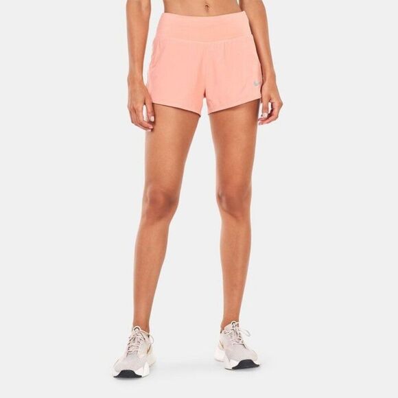 NIKE Flex Eclipse Running Dri Fit Shorts XS 5” Brief Lined CZ9568 Light Pink Foa - Picture 2 of 11